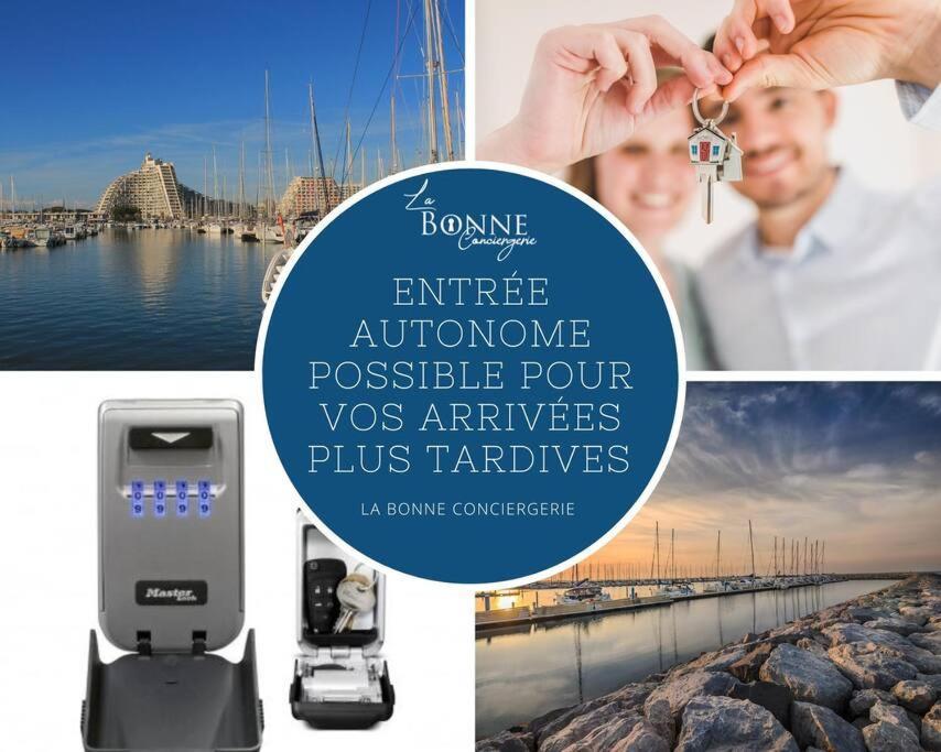 Les Marines De Haute Plage*Lumineux*Parking La Grande-Motte Eksteriør billede